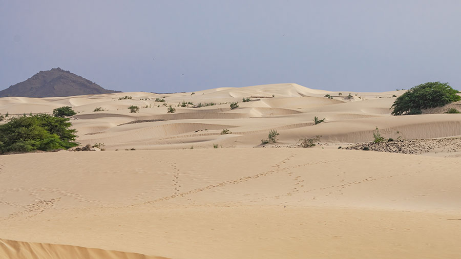 Haze of the viana desert, Boa Vista, Cape Verde