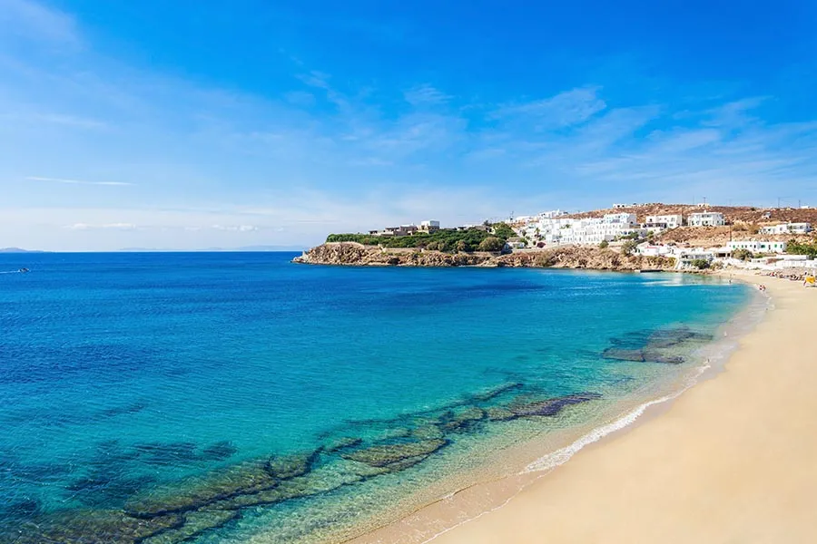 Mykonos island beach, Greece mykonos-island-beach